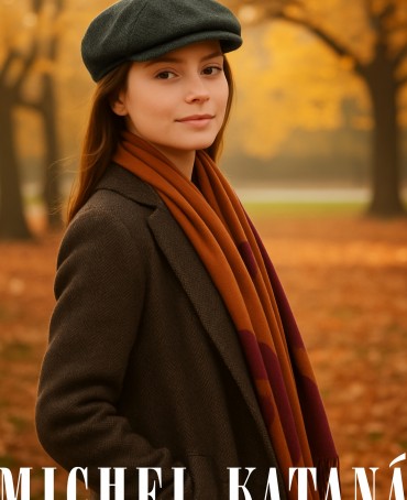 Кепка с козырьком, 8ми-клинка Мужская-Унисекс TWEED EDINBURG MOSS из твида (Плотная Костюмно-Блейзерная ШЕРСТЬ) TWEED.8-EDINBURG/MOSS